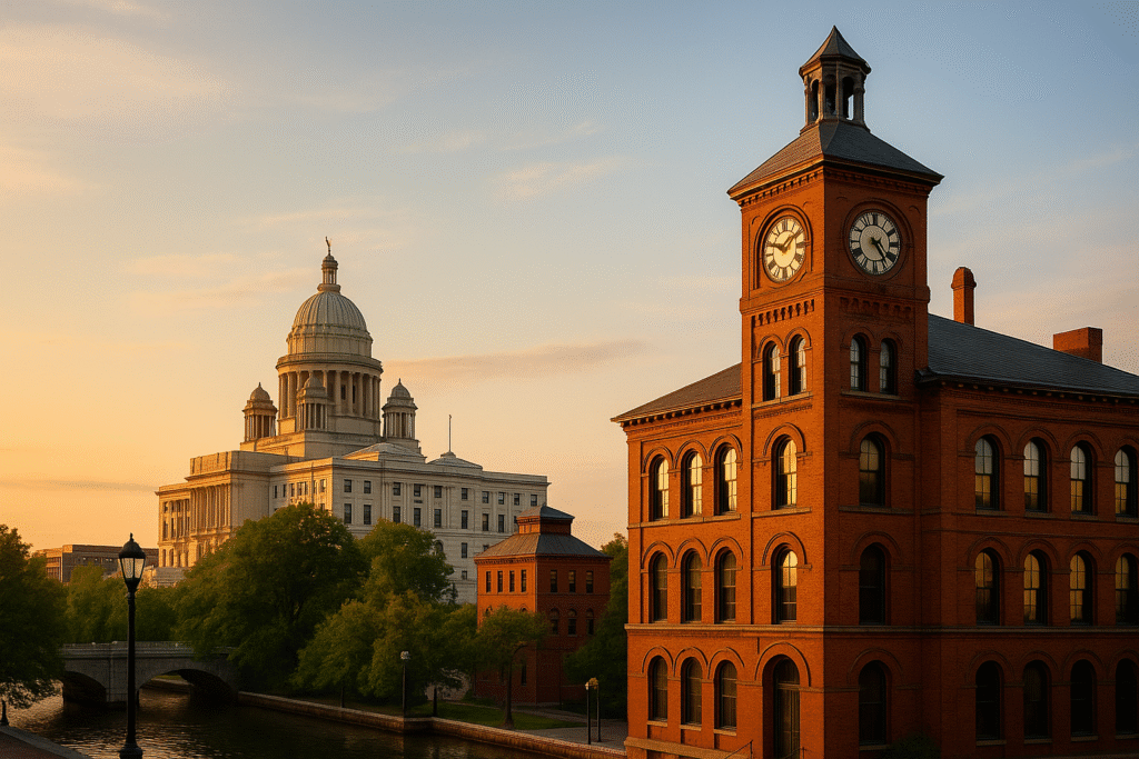 Providence 5 Day Itinerary – View of Waterplace Park