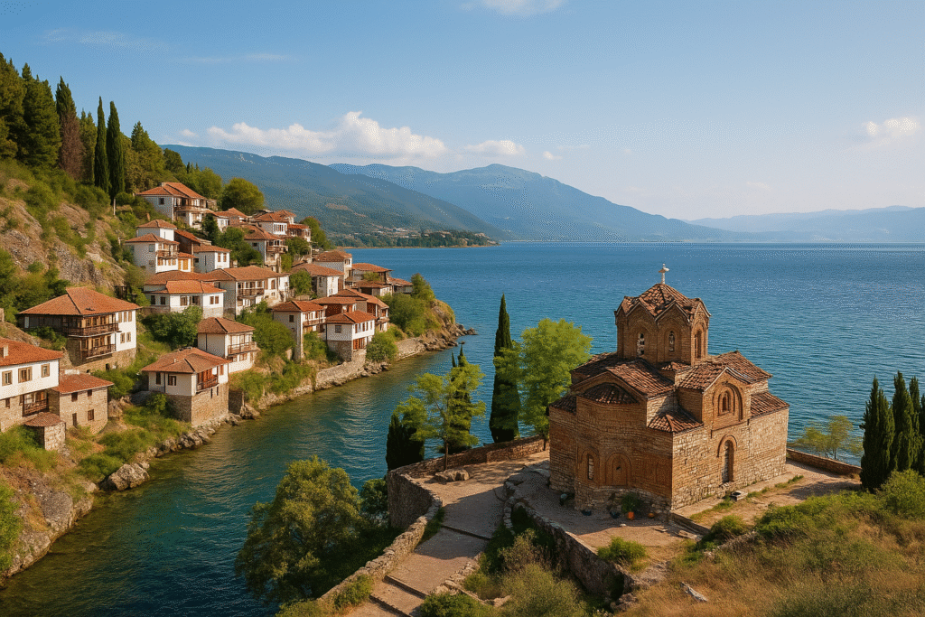 Trogir Travel Guide – Sunset view of Kamerlengo Fortress and the Adriatic Sea
