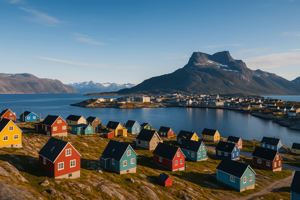 Nuuk Travel Guide – Colorful houses along the fjord