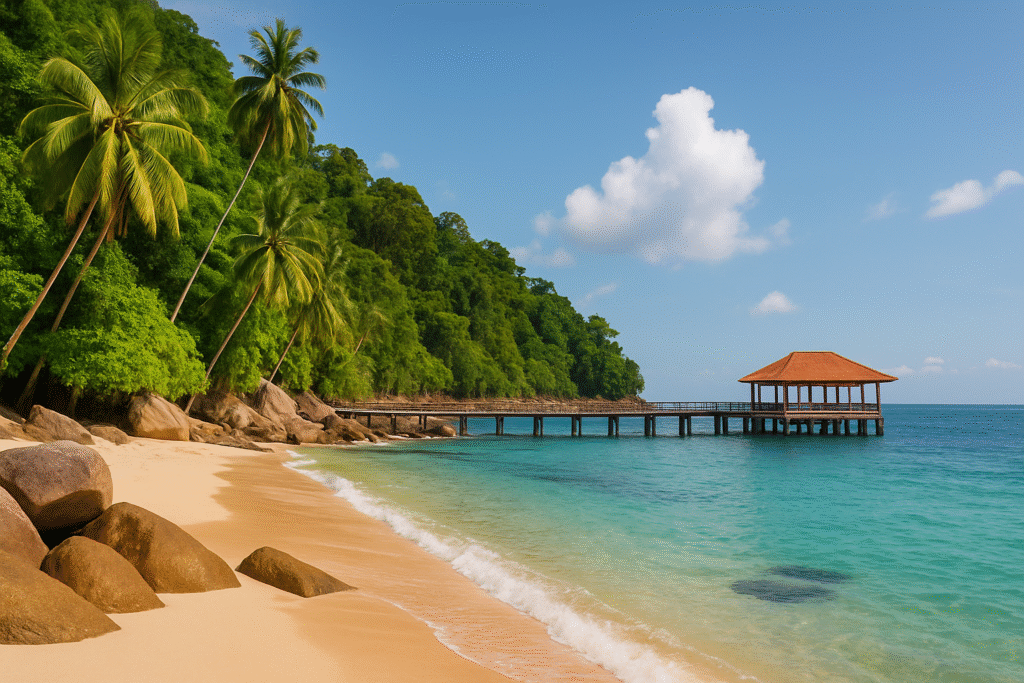 Tioman Island travel guide – sunset view from Tekek village jetty