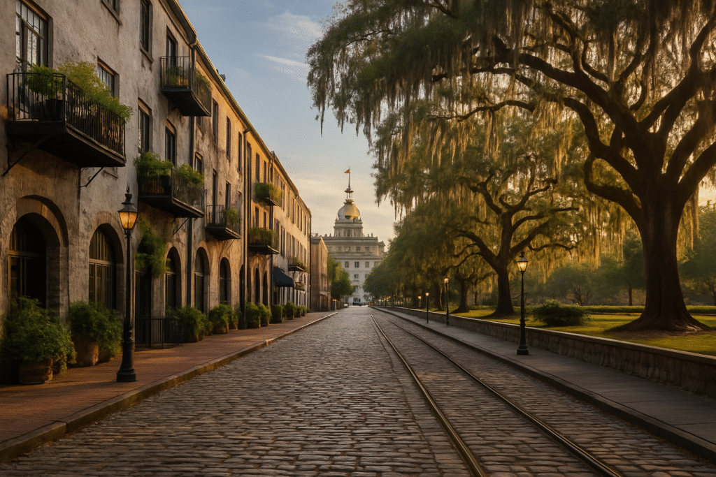 Savannah Georgia 5 Day Itinerary is the ultimate guide to exploring the city’s antebellum charm, ghost stories, and Southern cuisine.Savannah, Georgia travel guide begins with a visit to Forsyth Park (Free), a 30-acre green space established in the 1840s that remains the heart of Savannah’s social life. Locals say the fountain’s waters were once dyed green for St. Patrick’s Day, a tradition that started in the 1960s. Next, join a Historic District Walking Tour (Entry: $30). Stroll cobblestone streets lined with live oaks draped in Spanish moss. Along the way, guides share stories of Civil War-era mansions and Savannah’s role as a vital port for the Confederacy.