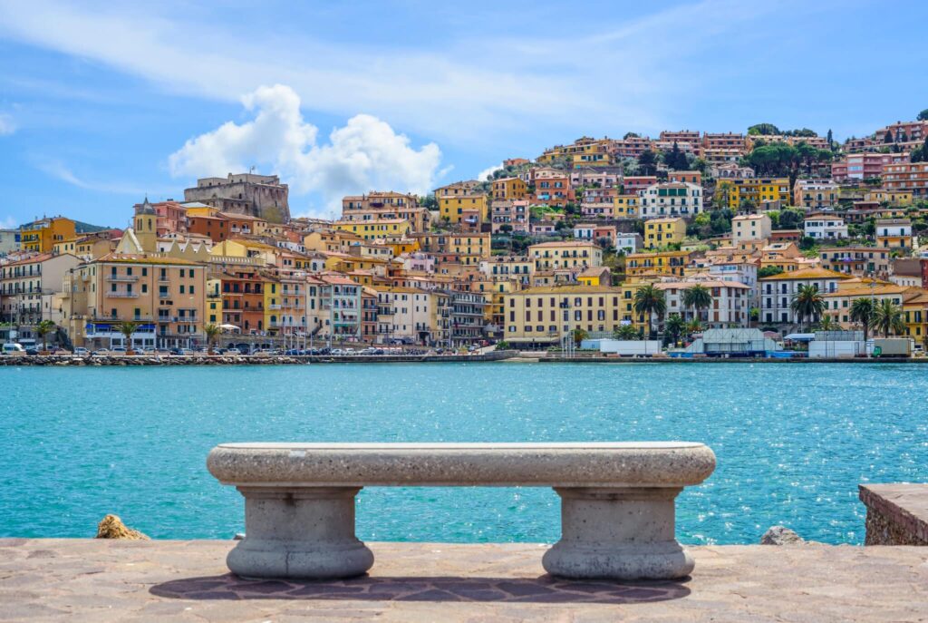Monte Argentario 5 Day Itinerary showcasing the coastal cliffs and turquoise waters