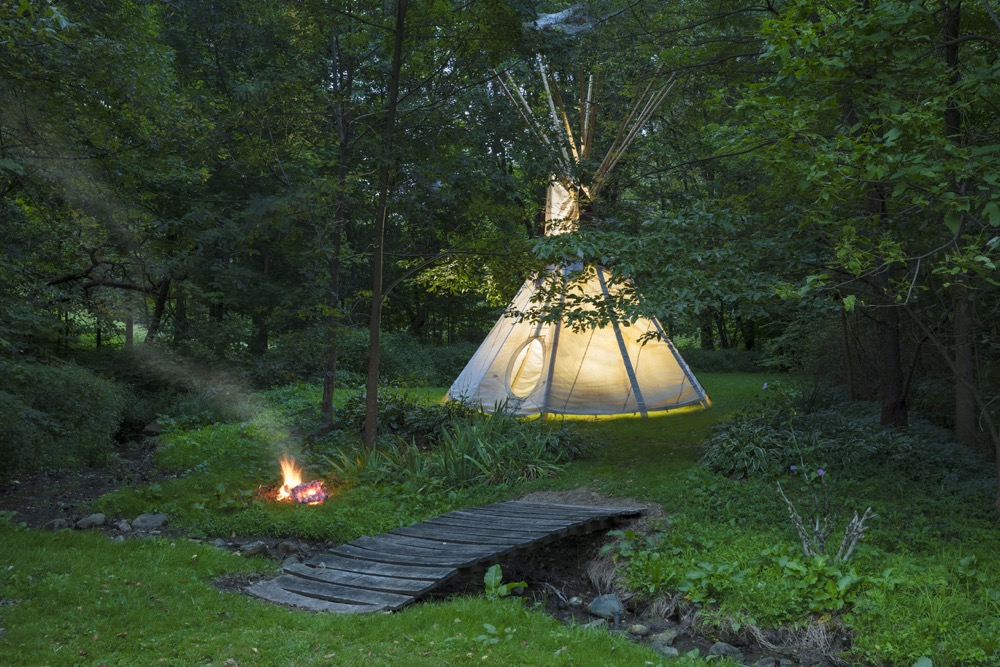 Luxury forest glamping North America