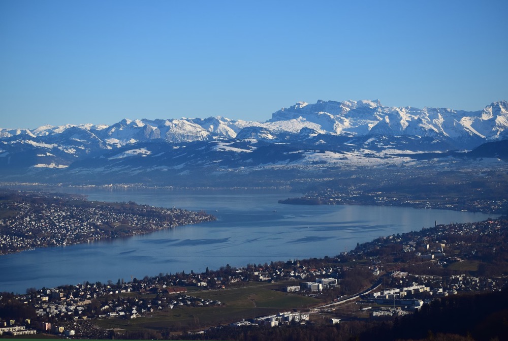 Uetliberg mountain view in Switzerland itinerary 3 days