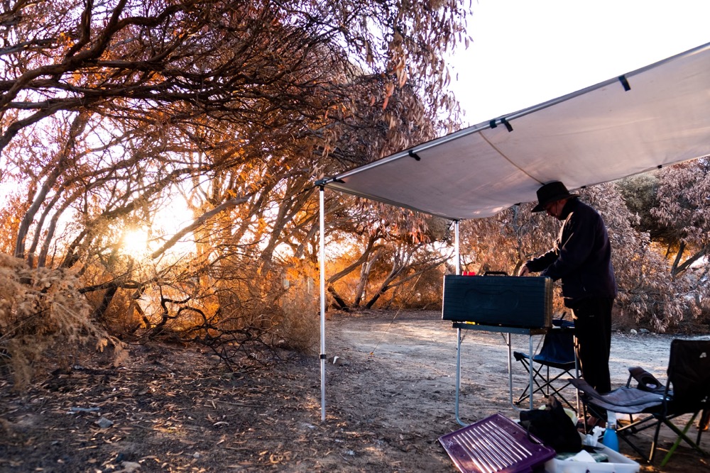 Glamping at Wilpena Pound offers a scenic desert glamping Australia getaway
