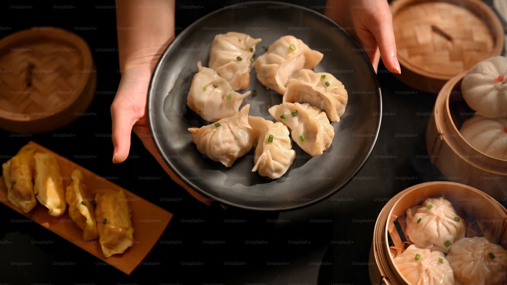 Chinatown dumplings served steaming hot representing local food Melbourne diversity