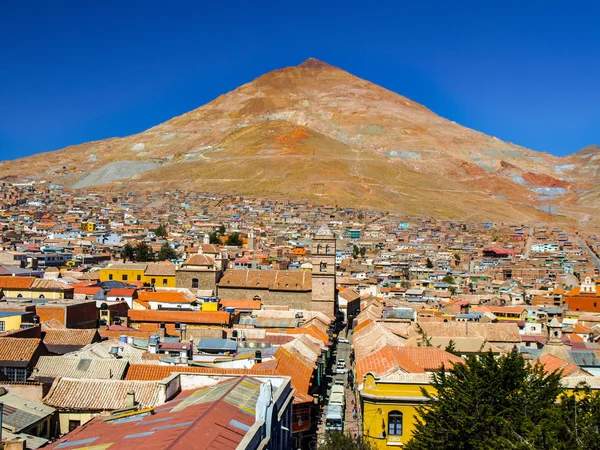 PotosĂ Bolivia travel guide - view of Cerro Rico and colonial city