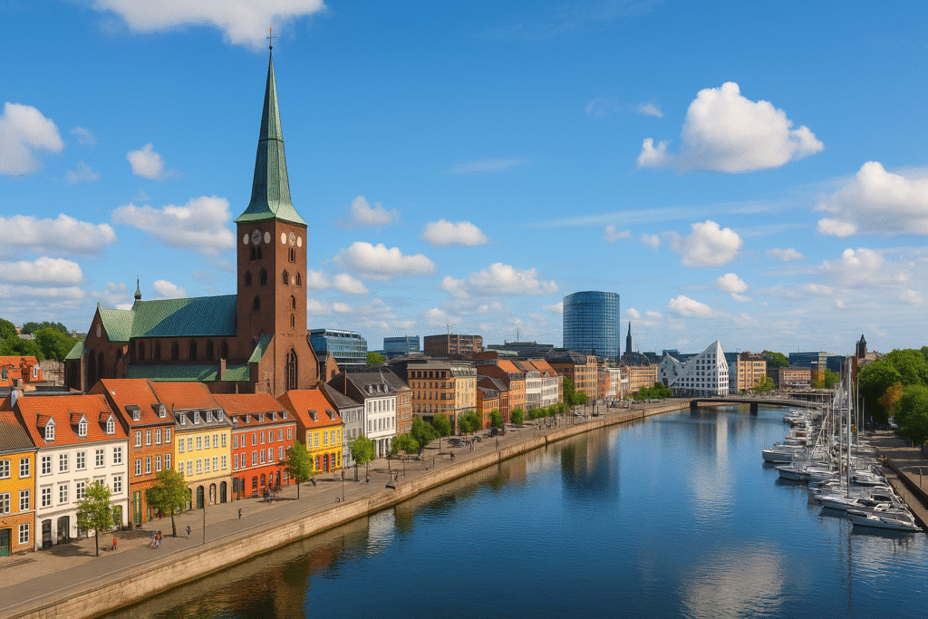 Aarhus Travel Guide – ARoS Art Museum rainbow panorama and city view