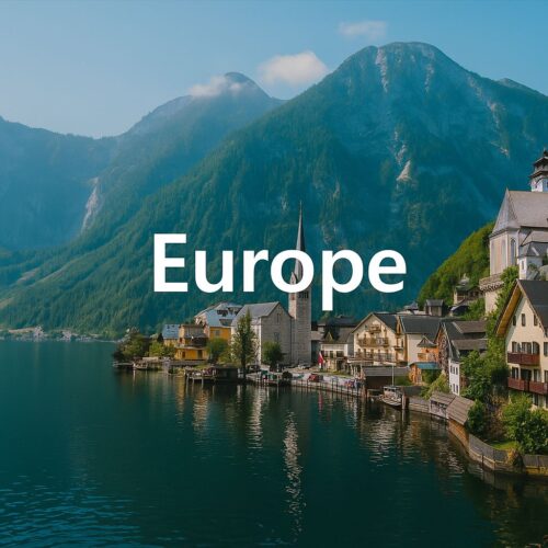 Europe Travel Guide - Scenic view of Hallstatt village and lake
