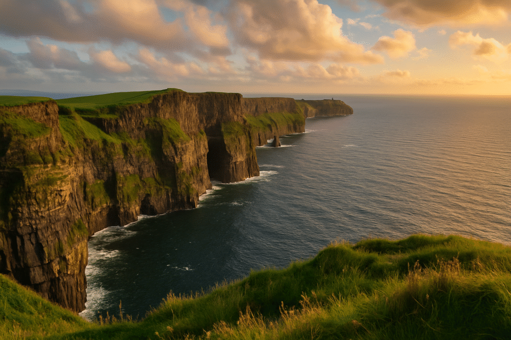 The rugged beauty of Ireland’s western coastline perfectly sets the tone for your Ireland West Coast 5 Day Itinerary, where dramatic cliffs and charming villages meet the roaring Atlantic Ocean.