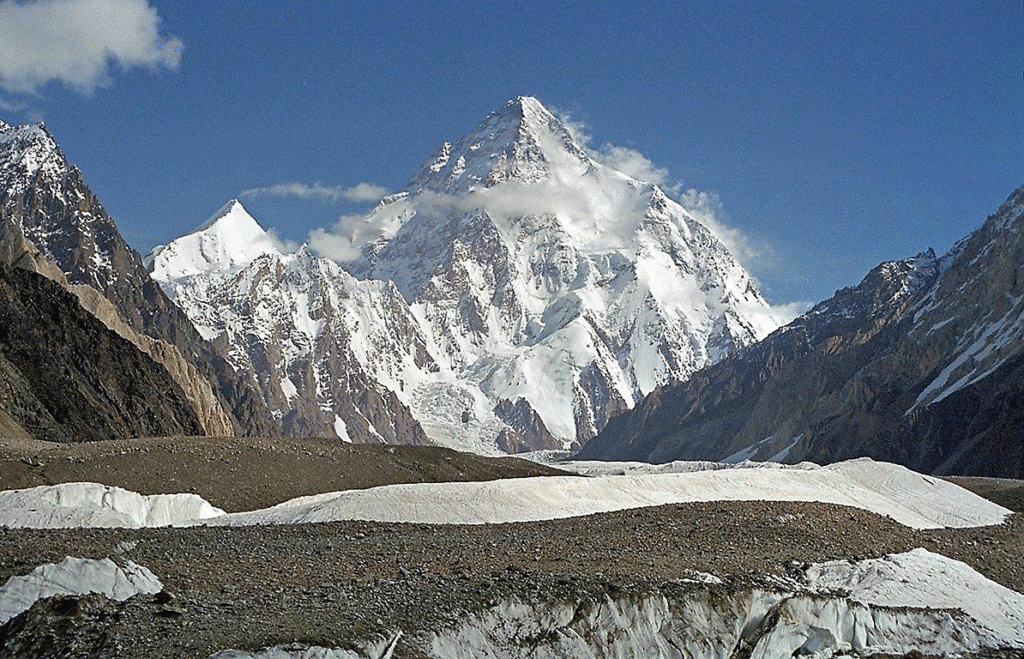 Snowy peaks of Skardu during adventure hike – Affordable adventure trip to Skardu 2025