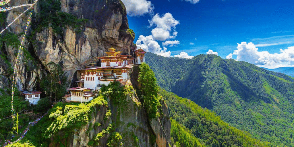 View of Tigerβs Nest Monastery β cultural getaway to Bhutan for curious travelers