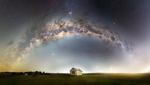 Stunning Milky Way view over remote Australian landscape perfect for stargazing Australia