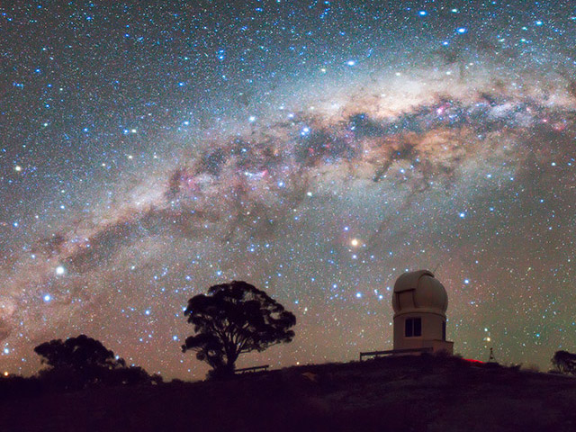 Dark sky over Warrumbungle National Park, a top destination for stargazing in Australia