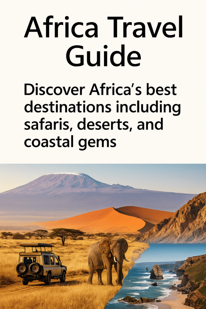 Africa Travel Guide β Discover Africa's best destinations including safaris, deserts, and coastal gems