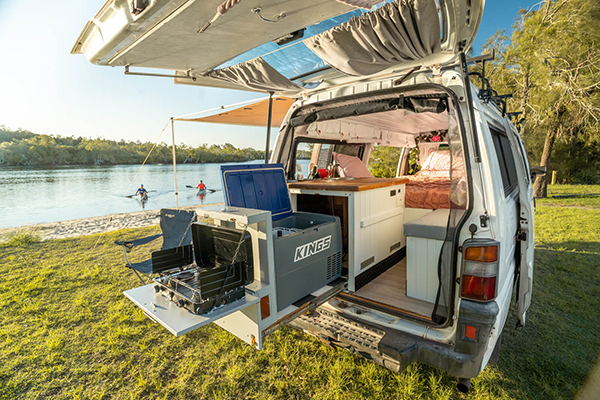 Efficient campervan setup illustrating practical tips for vanlife Australia