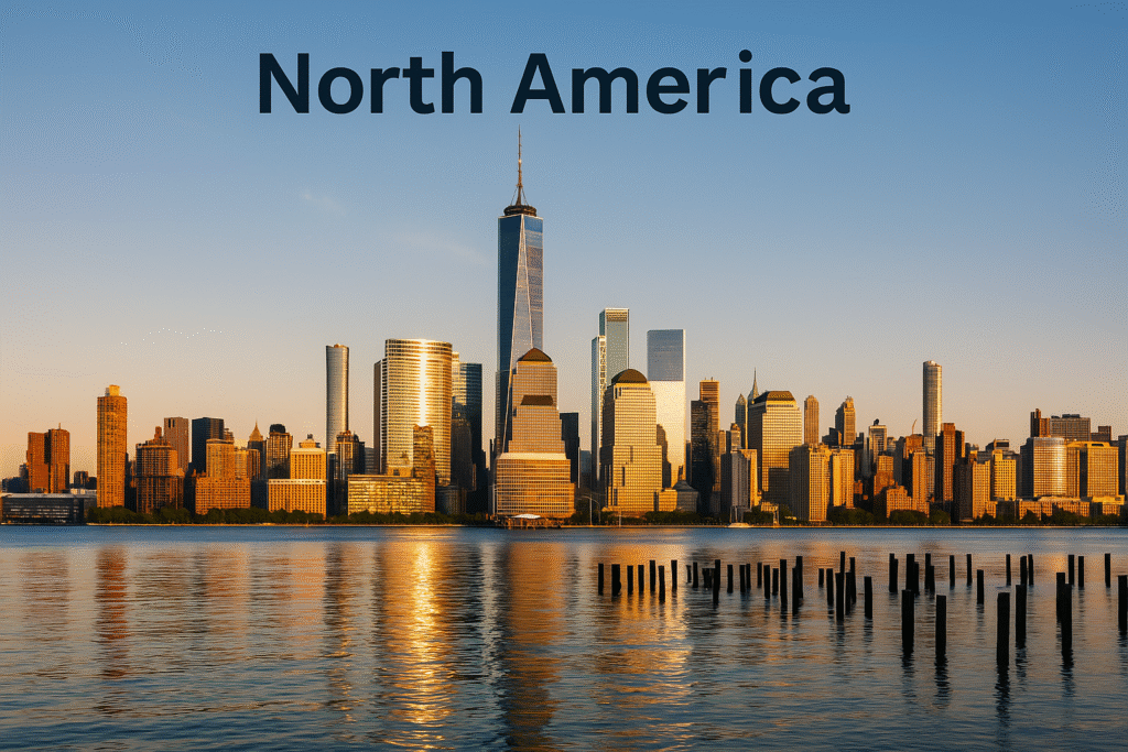 North America travel guide – Manhattan skyline at sunrise