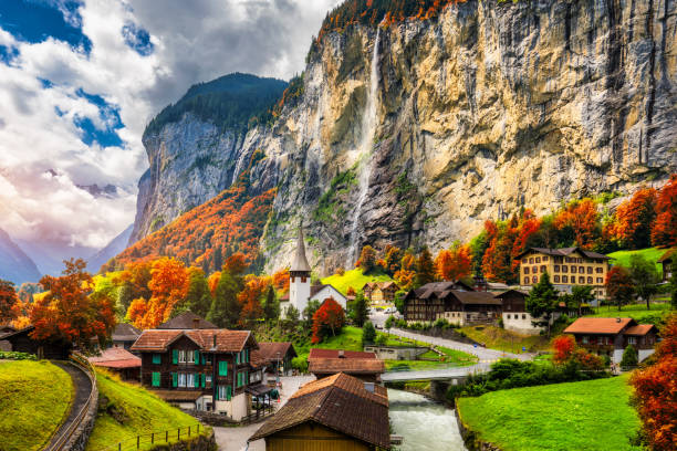 alpine villages in Central Europe