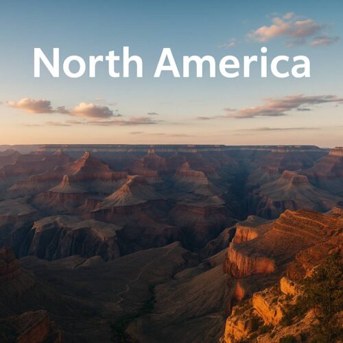 North America Travel Guide - Grand Canyon view at sunset