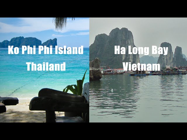 Thailand vs Vietnam travel – nature scenery