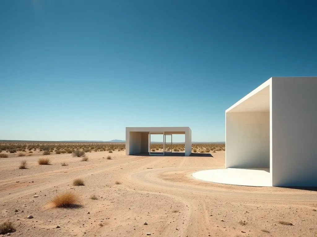 Marfa Texas travel art installation